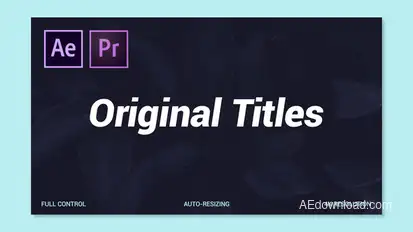 Original Titles Titles template preview