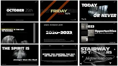 Сorporate Titles | After Effects Titles template preview