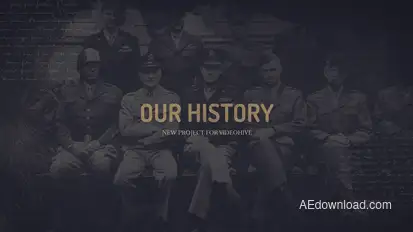 Our history Openers template preview