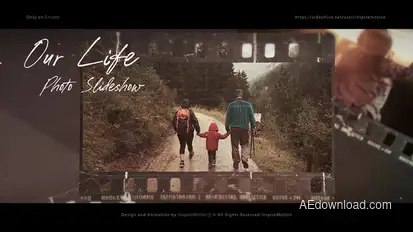 Our Life on Film | Photo Slideshow Video Displays template preview
