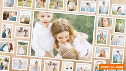 Our Memories Slideshow Openers template preview