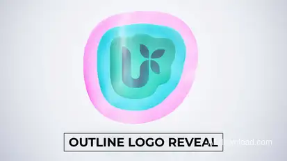 Outline Logo Reveal Logo Stings template preview