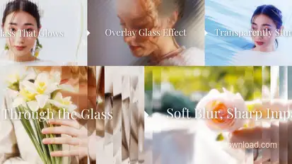 Overlays Glass After Effect Template Elements template preview