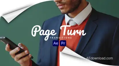 Page Turn Transitions Elements template preview
