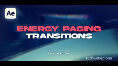Paging Transitions Elements template preview