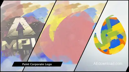 Paint Corporate Logo Logo Stings template preview