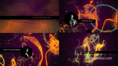 Painted Intro Openers template preview