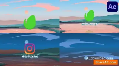 Painting Logo for After Effects Logo Stings template preview