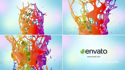 Paints Splash Logo Logo Stings template preview