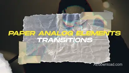 Paper Analog Elements Transitions Elements template preview