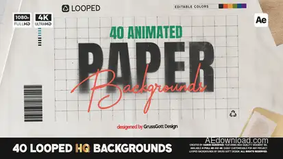 Paper Backgrounds Elements template preview
