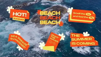 Paper Folding Titles Openers template preview