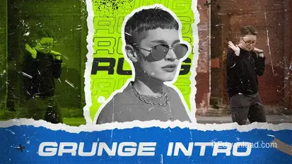 Paper Grunge Intro Openers template preview