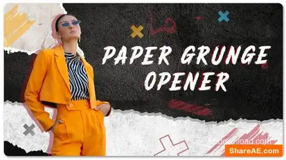 Paper Grunge Opener Openers template preview
