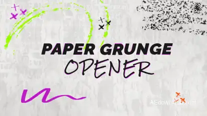 Paper Grunge Opener Openers template preview