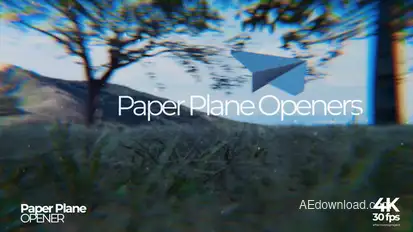 Paper Plane Opener Openers template preview
