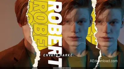 Paper Rip Freeze Frame Openers template preview