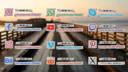 Paper Social Media Pack Elements template preview