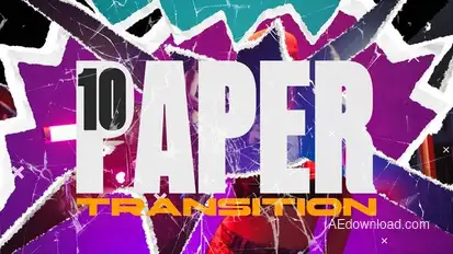 Paper Transition V2 Elements template preview