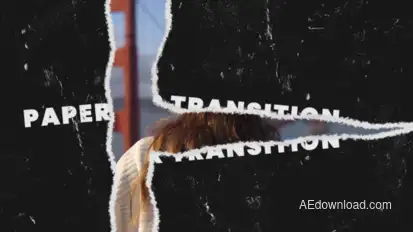 Paper Transitions V7 Elements template preview