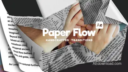 PaperFlow Transitions | 10-in-1 Paper Transition Bundle Elements template preview
