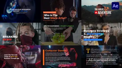 Paragraph & Title Pack Titles template preview