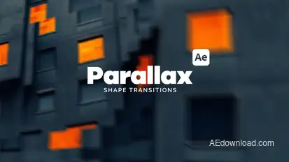 Parallax Shape Transitions Elements template preview