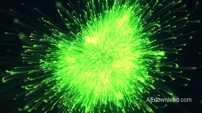 Particle Logo Motion Logo Stings template preview