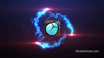Particle Burst Logo Reveal Logo Stings template preview