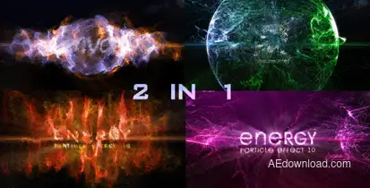 Particle Effect 10 (Energy) Logo Stings template preview