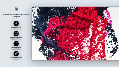 Particle Formation Logo Reveal Logo Stings template preview