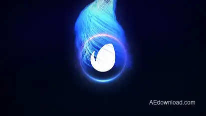 Particle Logo Logo Stings template preview