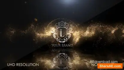 Particle Logo Reveal Openers template preview