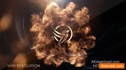 Particle Logo Reveal Logo Stings template preview