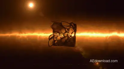 Particle Logo Revealer Logo Stings template preview