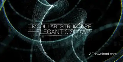 Particle Spiral Titles Titles template preview