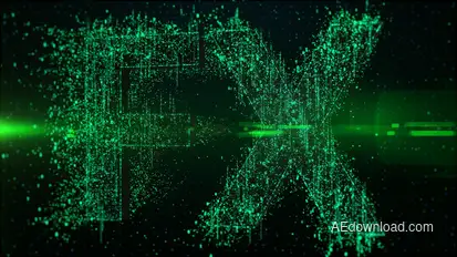 Particle Technology Logo | Stardust Logo Stings template preview