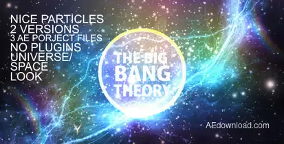 Particles-flare Logo Opener Openers template preview