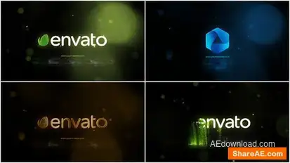 Particles Logo Reveal Logo Stings template preview