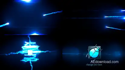 Particles Logo Logo Stings template preview