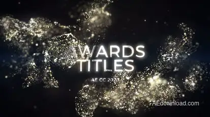 Particles Luxury Titles Titles template preview