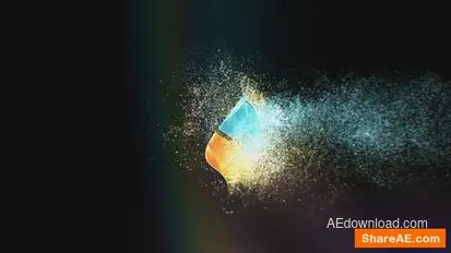 Particles Magical Logo | After Effects Logo Stings template preview