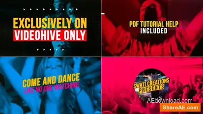 Party Promo Openers template preview