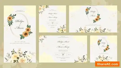 Patrica Wedding Invitation Openers template preview