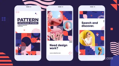 Pattern Stories Pack Product Promo template preview