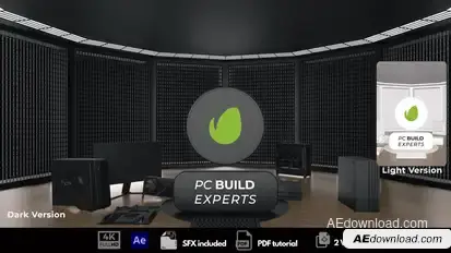 PC Build Experts Logo Stings template preview