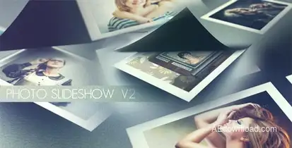 Peeling Slideshow Openers template preview