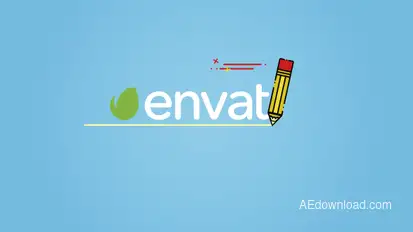 Pencil Logo Reveal Pack Logo Stings template preview