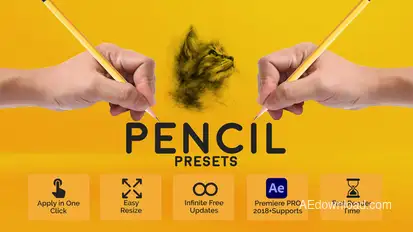 Pencil Presets for After Effects Elements template preview