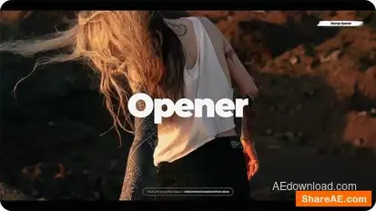 Percussion Slideshow Openers template preview